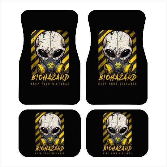 ALIEN BIOHAZARD Keep Your DISTANCE Car Mats