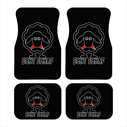 Sheep North German Lamb Shepherd Car Mats