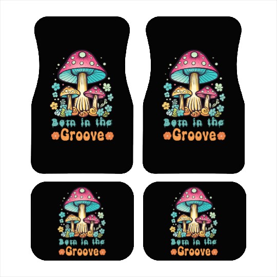 Groovy Mushroom Car Mats: Born in the Groove