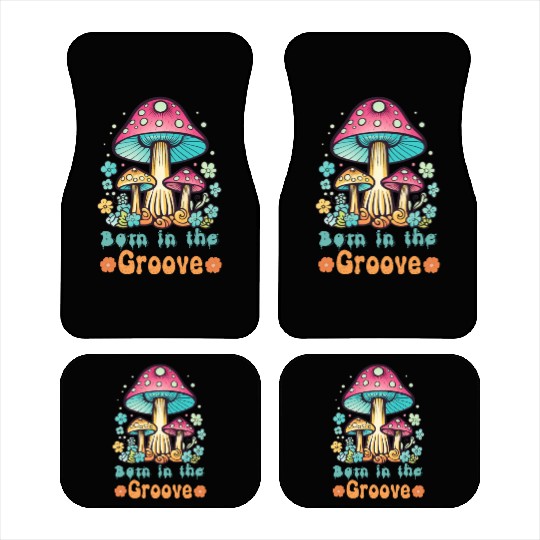 Groovy Mushroom Car Mats: Born in the Groove