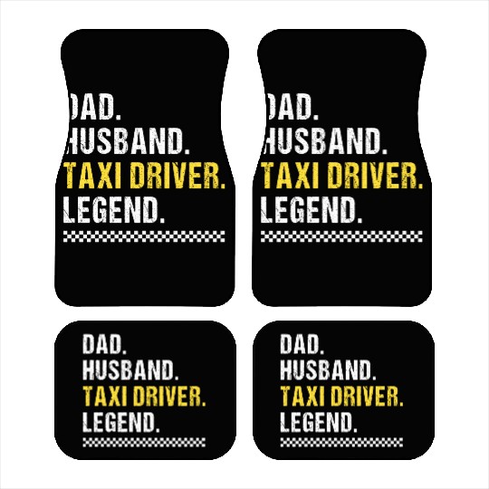 Dad Taxi Driver Car Mats