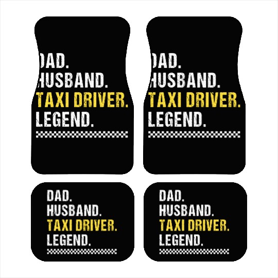 Dad Taxi Driver Car Mats