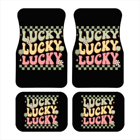 St Patrick's Day Lucky Car Mats