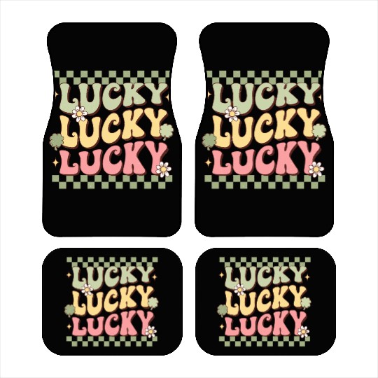 St Patrick's Day Lucky Car Mats