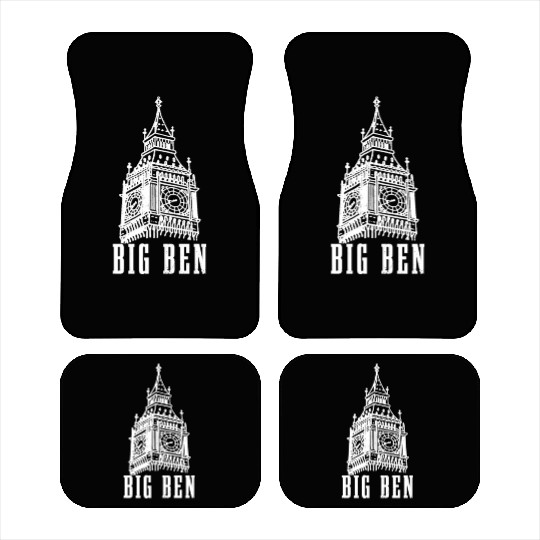 Big Ben London England UK Souvenir Gift Car Mats