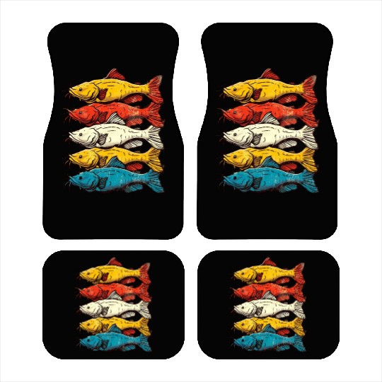 Flathead Catfish Fishing Car Mats