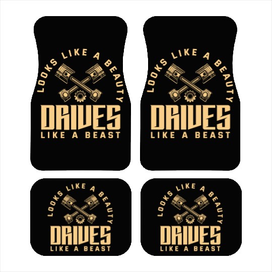 Funny Drag Race Drag Racing Gift Car Mats