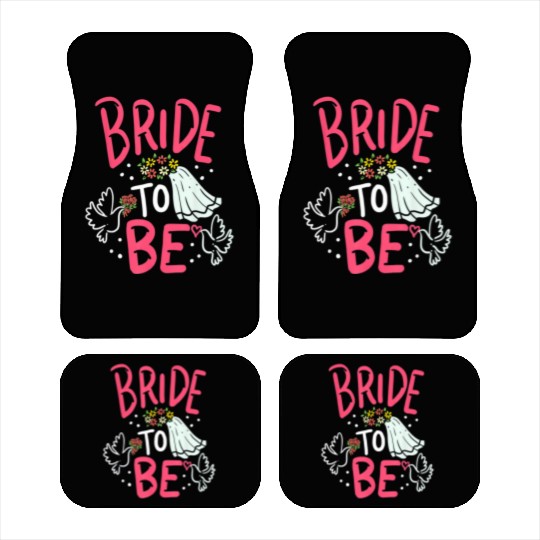 Bride To Be Engagement Marriage Bachelorette Party Car Mats