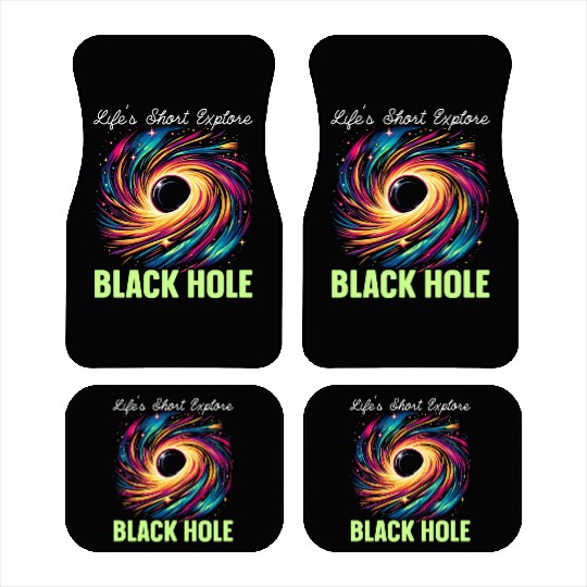 Black Hole Space Universe Astronomy Astronomer Car Mats