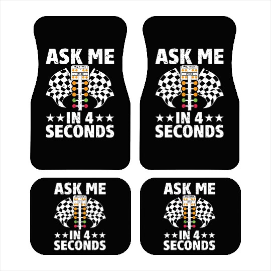 Funny Drag Racing Drag Racer Car Mats