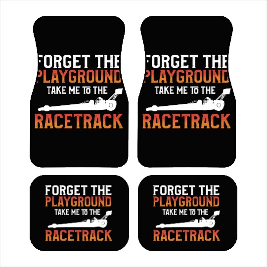 Racetrack Drag Racing dragster Car Mats