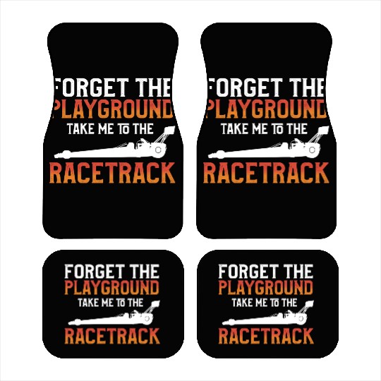 Racetrack Drag Racing dragster Car Mats
