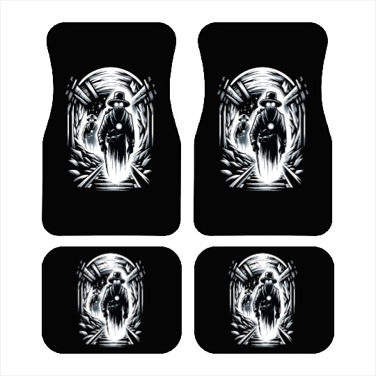 Cowboy Barn Bull Rider Rodeo Country Western Gift Car Mats