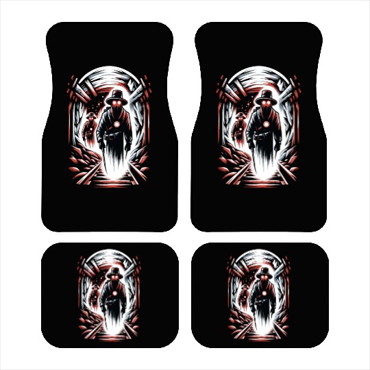 Cowboy Barn Bull Rider Rodeo Country Western Gift Car Mats