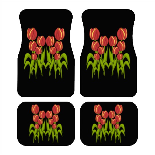 Tulip Flower Flowers Garden Tulips Car Mats