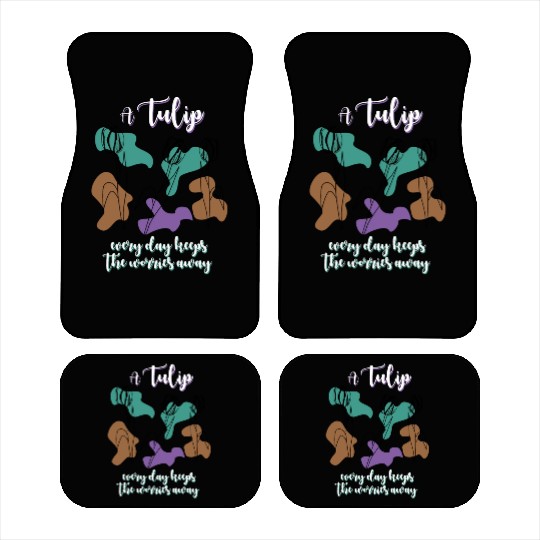 Tulips Tulip Flowers Car Mats