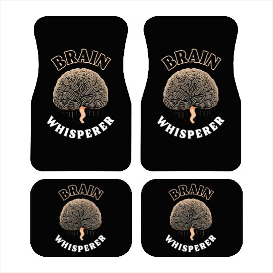 Psychologist Brain Whisperer Car Mats