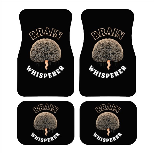 Psychologist Brain Whisperer Car Mats