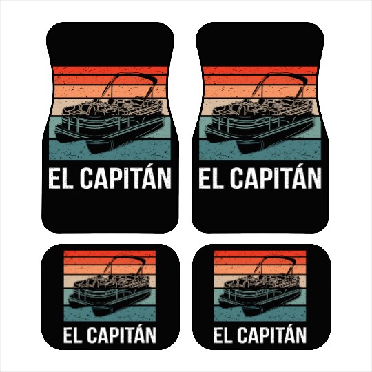El Capitan Pontoon Boat II Car Mats
