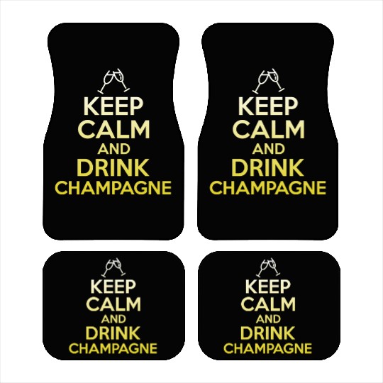 Keep Calm And Drink Alcohol Car Mats - Funny Drink