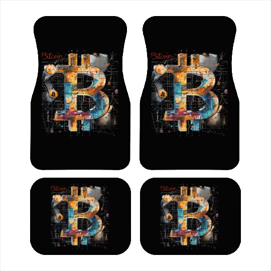 Pi day 3.14 Crypto Bitcoin Math Hidden Code Car Mats