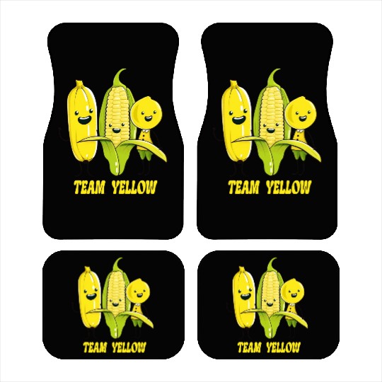 Banana, Corn & Lemon: The Yellow Trio Car Mats
