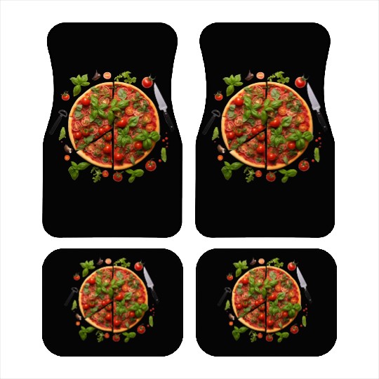 Pizza Garden Harvesting Green Thumb Car Mats