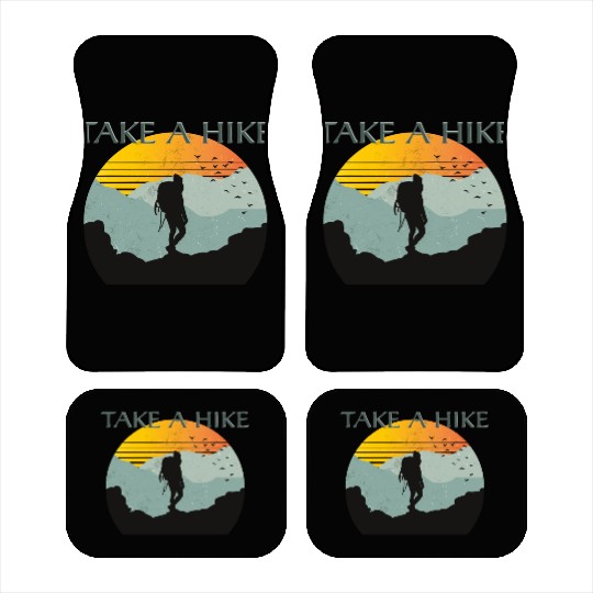 TAKE A HIKE Car Mats