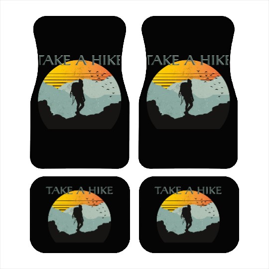 TAKE A HIKE Car Mats