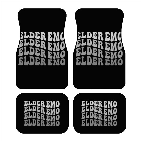 Elder EMO Multi Word Groovy Style Car Mats