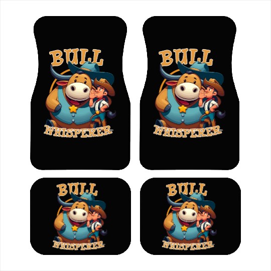 Rodeo Bull Riding Livestock Show Farmer Cattle Car Mats