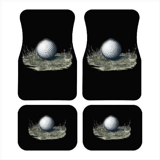 Golf ball on grass Car Mats