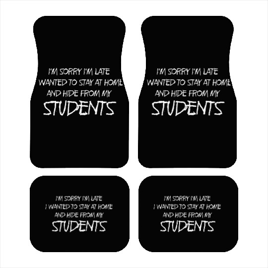 School College Teacher Teachers Car Mats