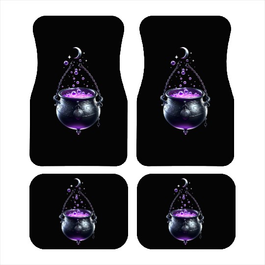 Magical Witch Cauldron Car Mats