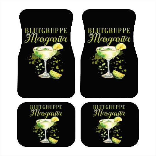 Blutgruppe Margarita Tequila Stag Party Car Mats