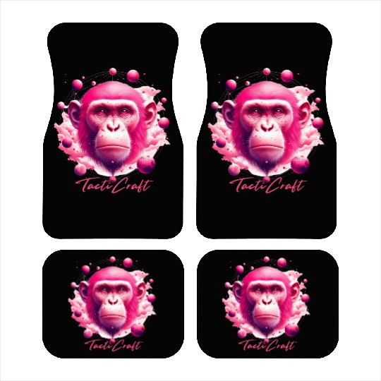 TactiCraft Pink Ape Galaxy Car Mats