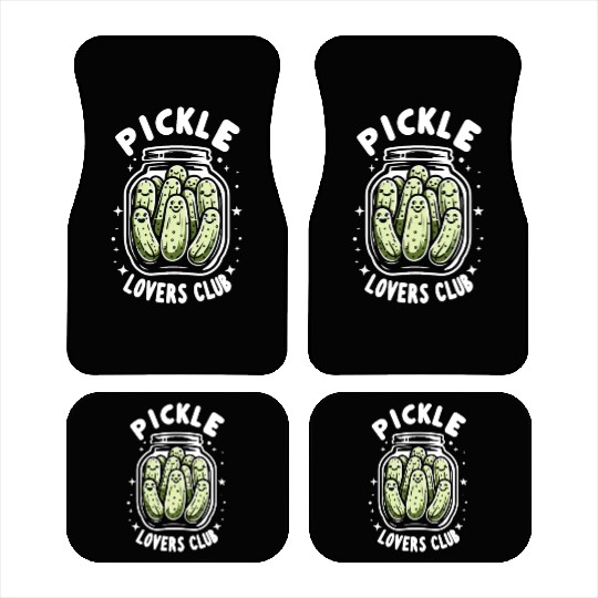 Pickle Lover Funny Pickle Dill pickle Pickled Car Mats
