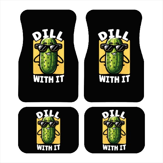 Pickle Lover Funny Pickle Dill pickle Pickled Car Mats