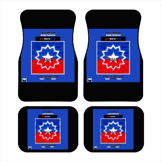 Celebrate Juneteenth: The Red White & Blue Car Mats