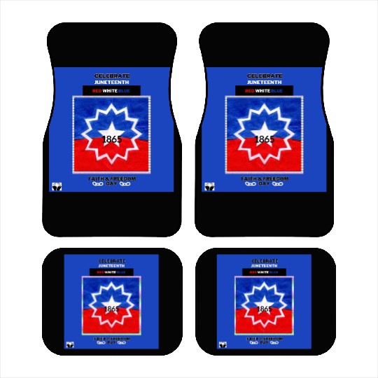 Celebrate Juneteenth: The Red White & Blue Car Mats