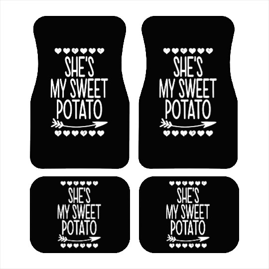 She s My Sweet Potato I Yam SET Thanksgiving Car Mats
