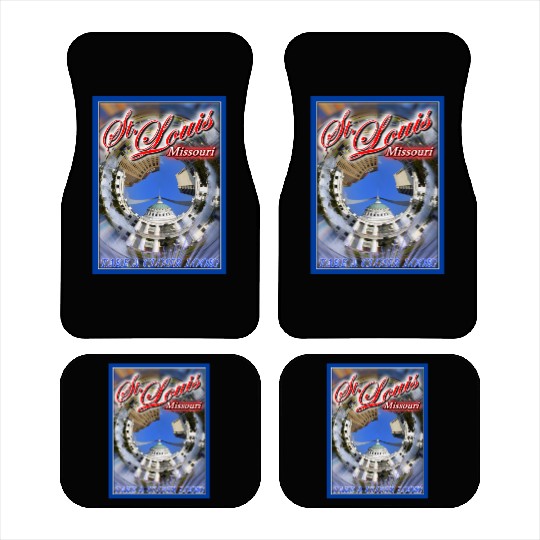 Historic Downtown St. Louis Arch & Courthouse Car Mats