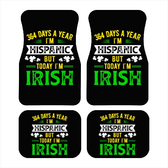 Irish Mexican Ireland and Mexico Hispanic irish Car Mats