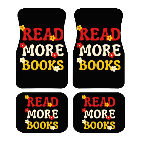Read More Books English Teacher Lover Reading Car Mats
