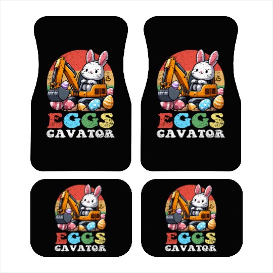 EGGSCAVATOR EASTER Car Mats