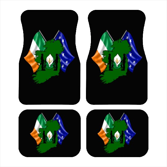 Irish Easter Lily - Designed in Ireland Car Mats