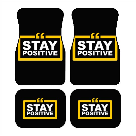 Stay Positive Car Mats