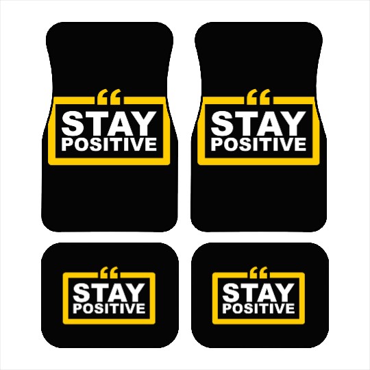 Stay Positive Car Mats
