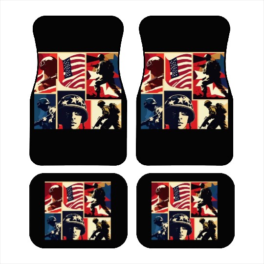 Memorial Day 6 Car Mats
