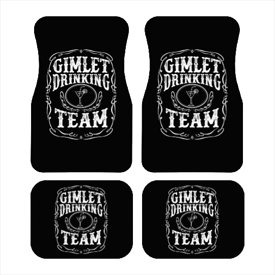Gimlet Drinking Team Car Mats - Cocktail Alcoholic
